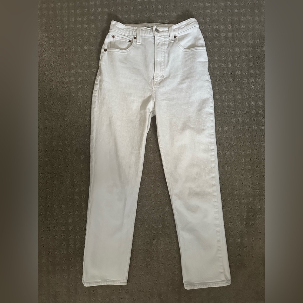 Abercrombie & Fitch The Ankle Straight Ultra High Rise